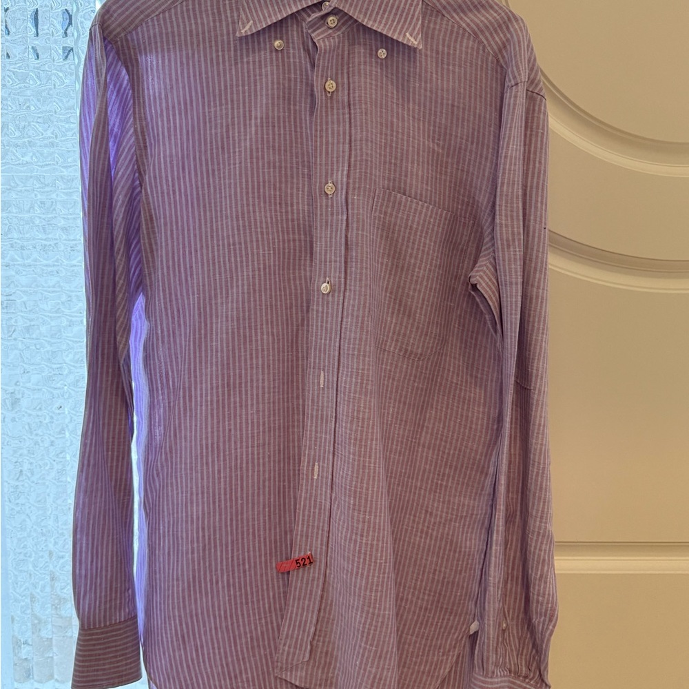 Luigi Borelli Men's Striped Shirt